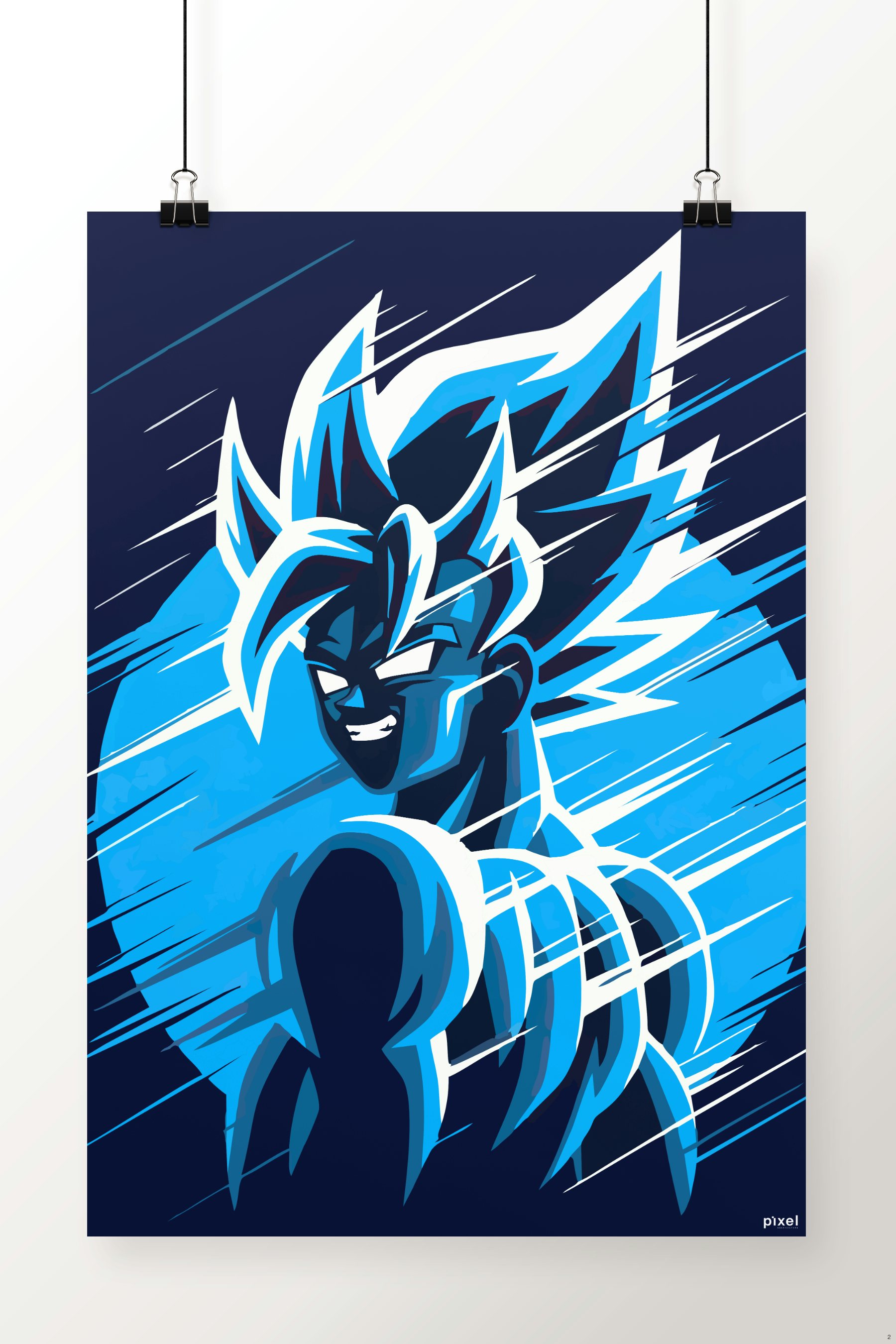 Poster Goku Edição Limitada Squad Esquadrão Nerd 6692