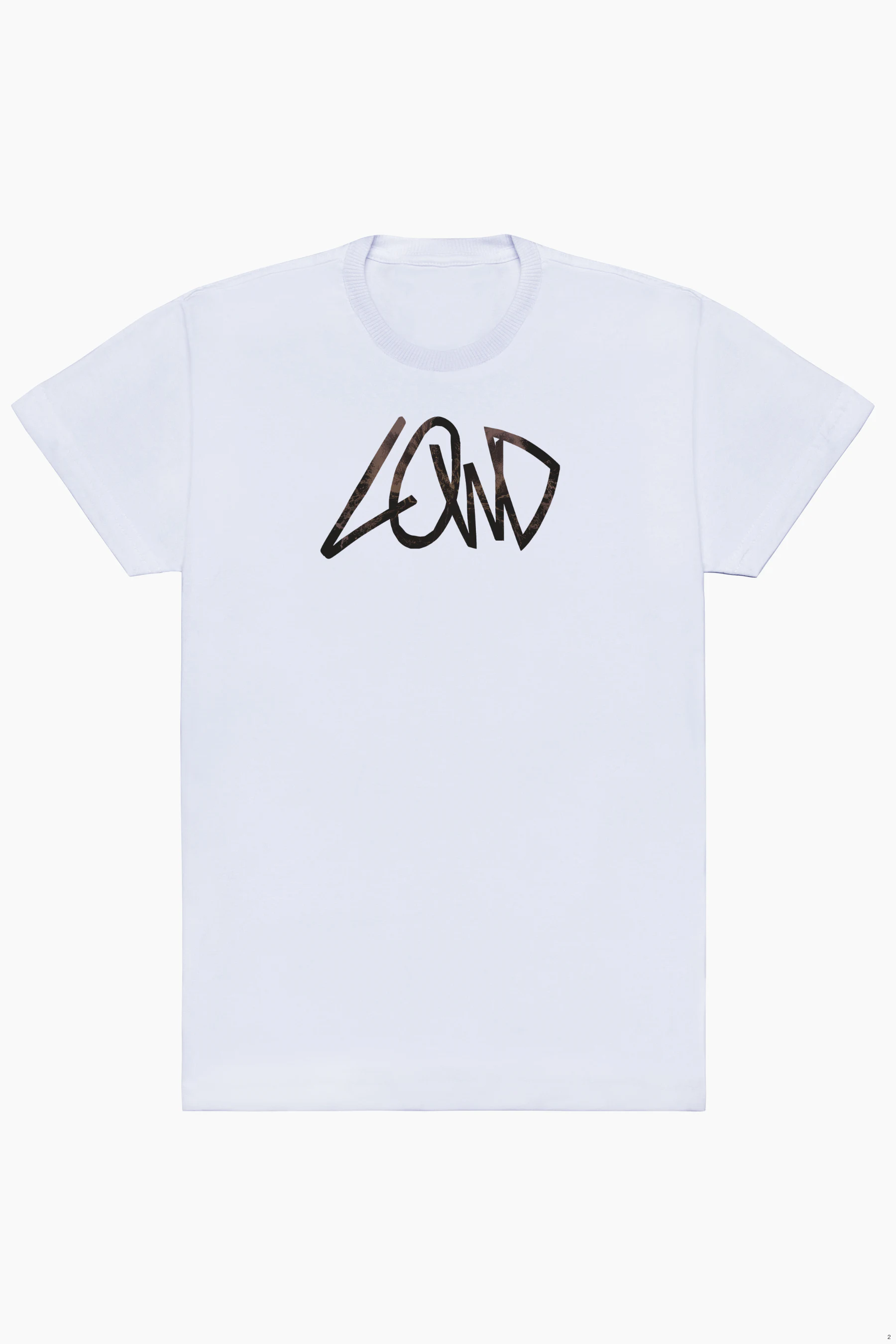 Camiseta LOWD Branca com logo inspirado em What Lurks Inside... - LOWD