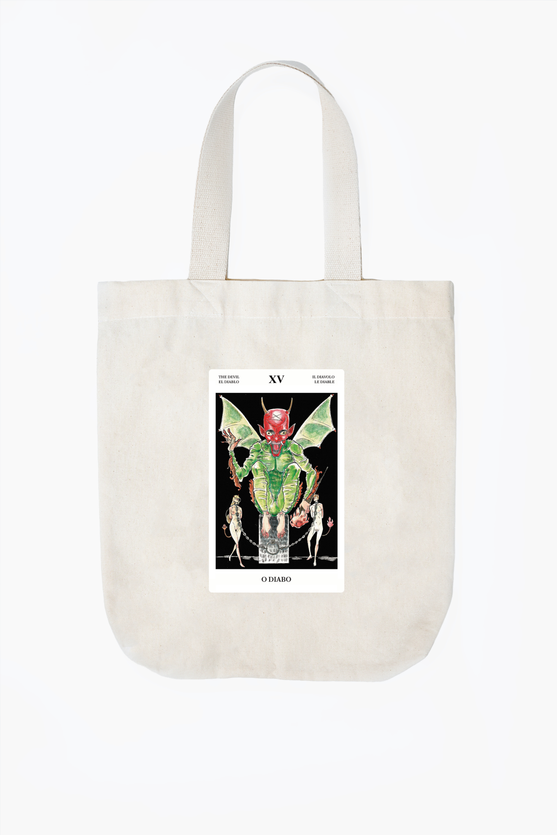 Ecobag Tarot Insensati - XV - O Diabo - Arcano Maior - Insensati