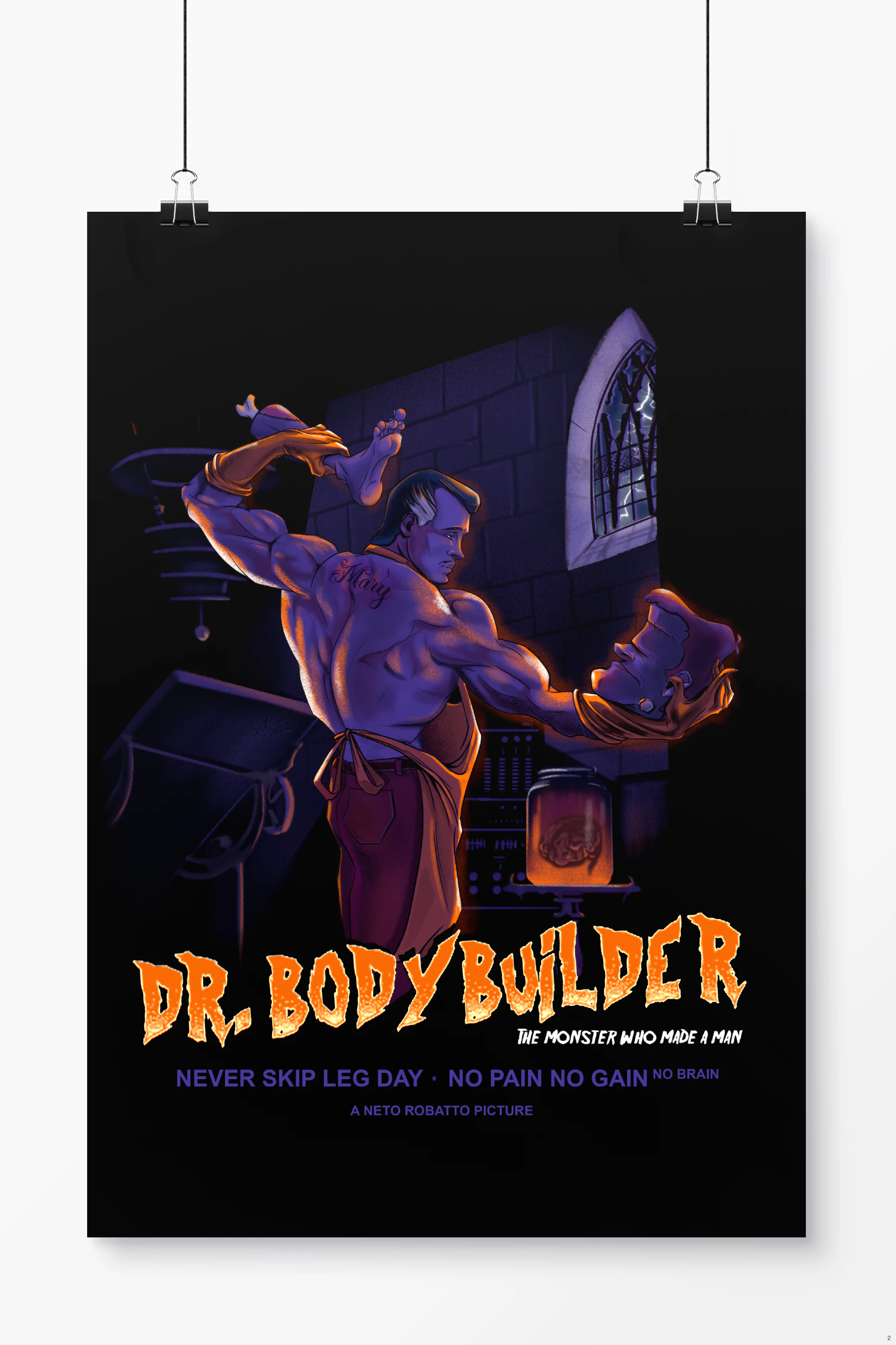 Poster Dr. BodyBuilder - Robatto Studio