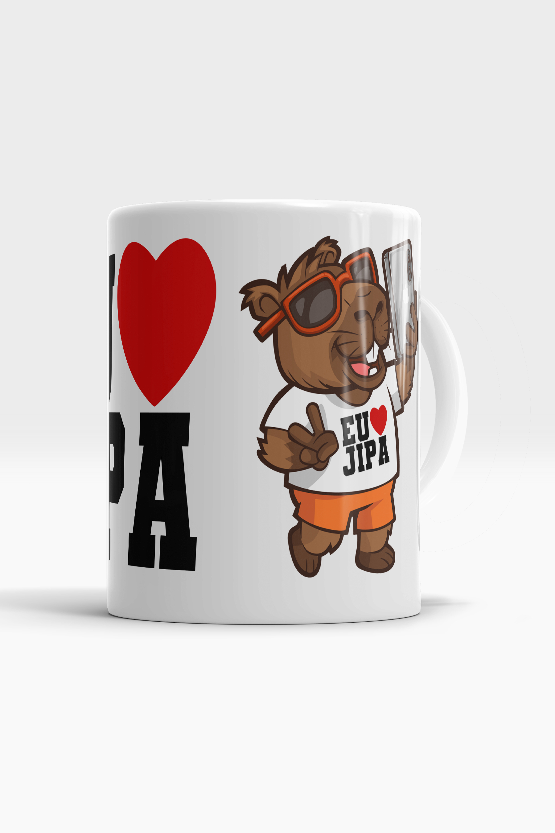 Caneca CAPIJIPA - EU AMO JIPA ♥