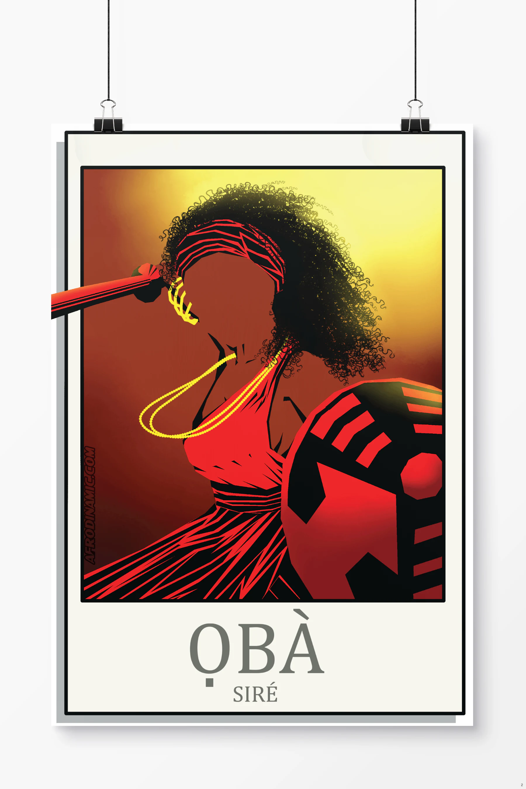 Poster Obá - Afrodinamic