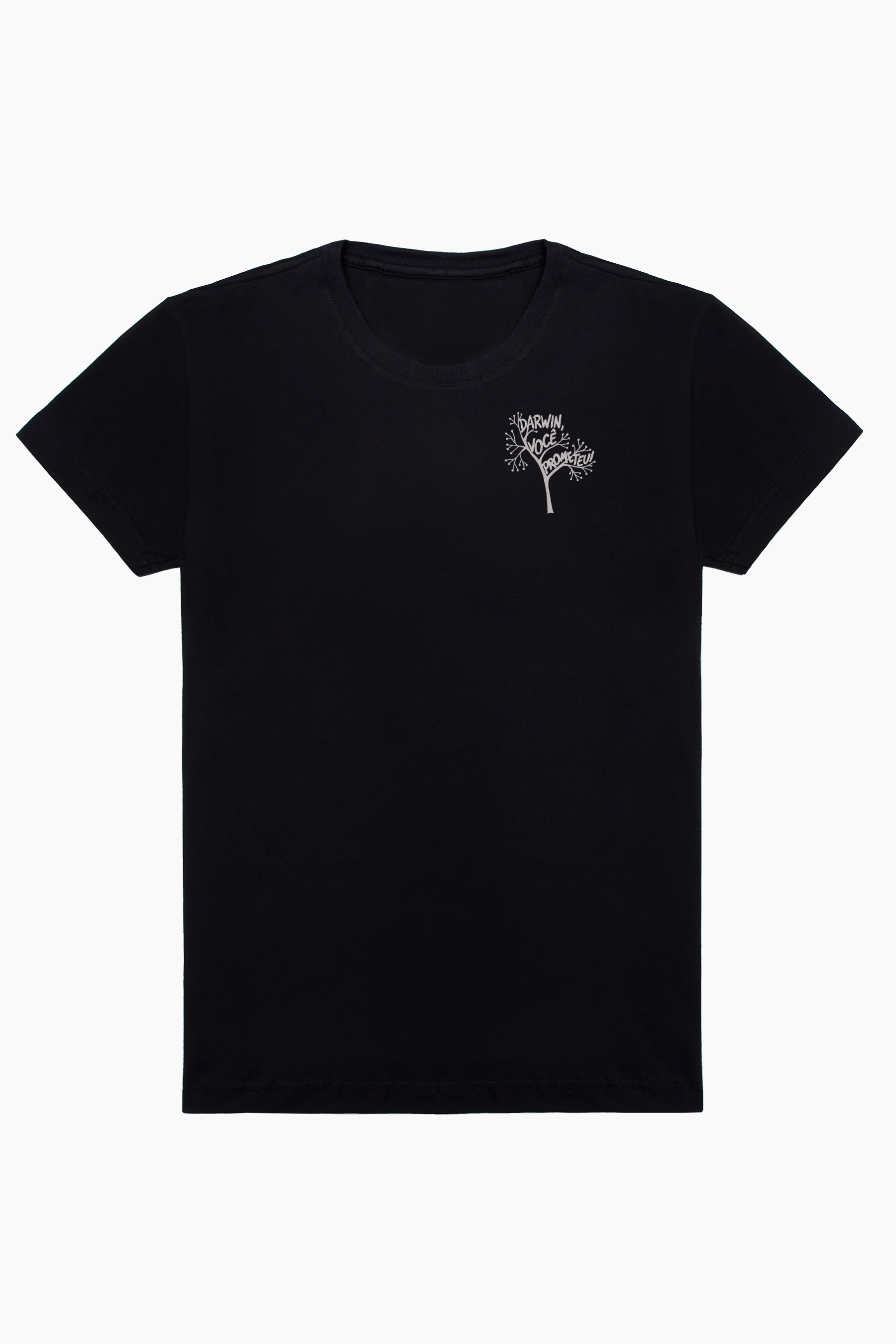 Camiseta Darwin, você prometeu (versão mini escura) - Nunca vi 1 Loja
