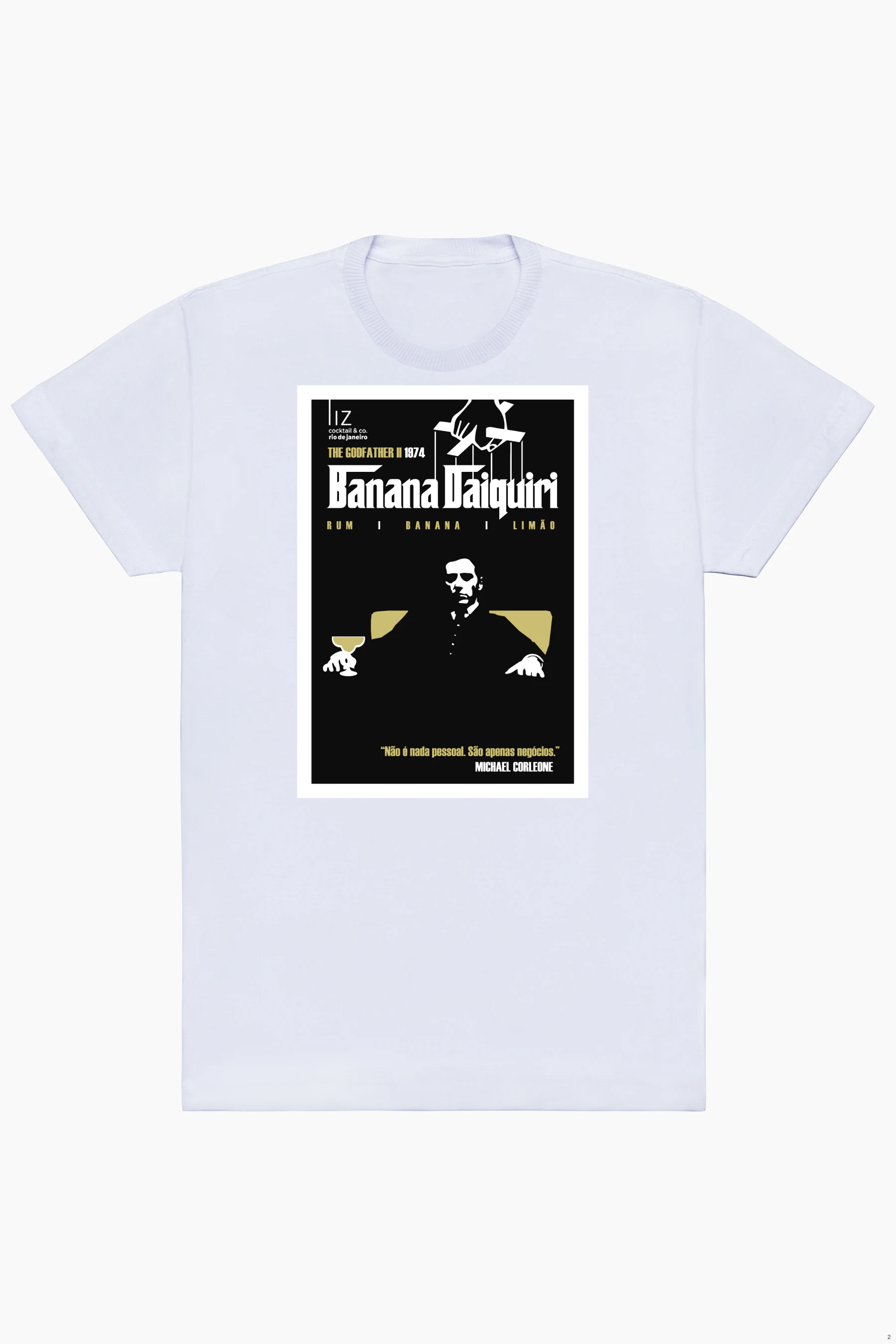Camiseta THE GODFATHER II BANANA DAIQUIRI LIZ COCKTAIL & CO