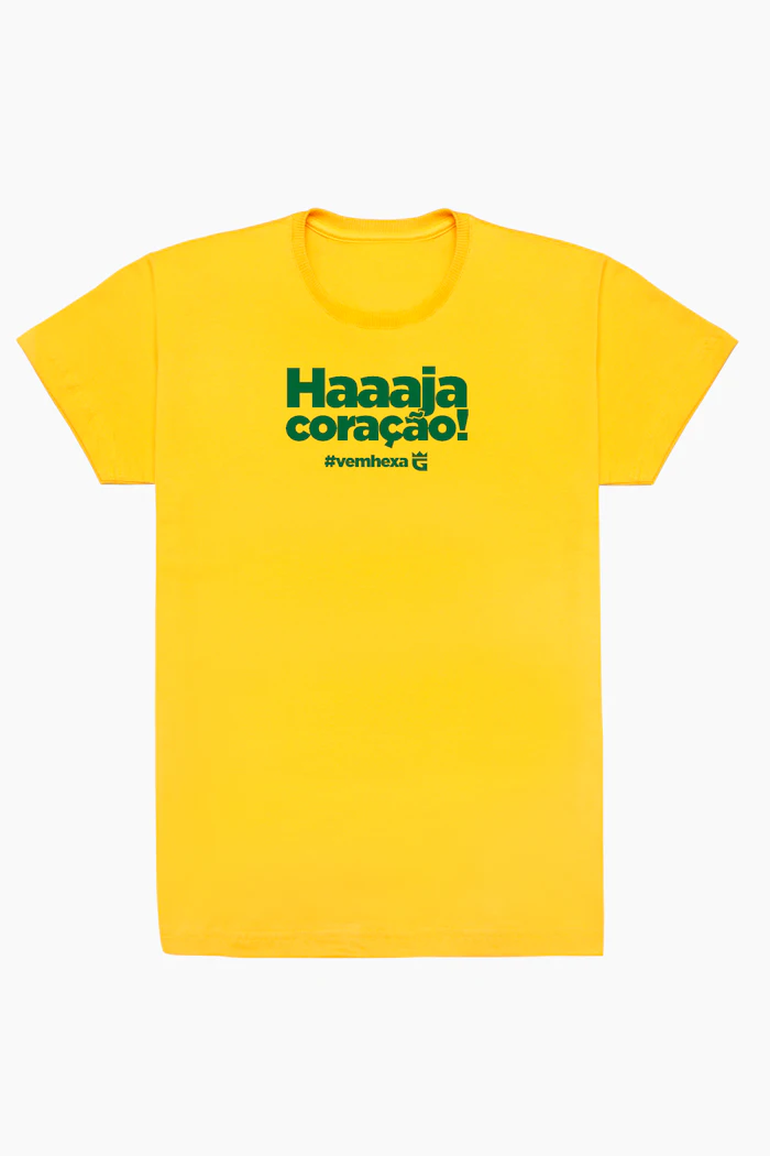 Camiseta Haaaja Coração da Da Galera