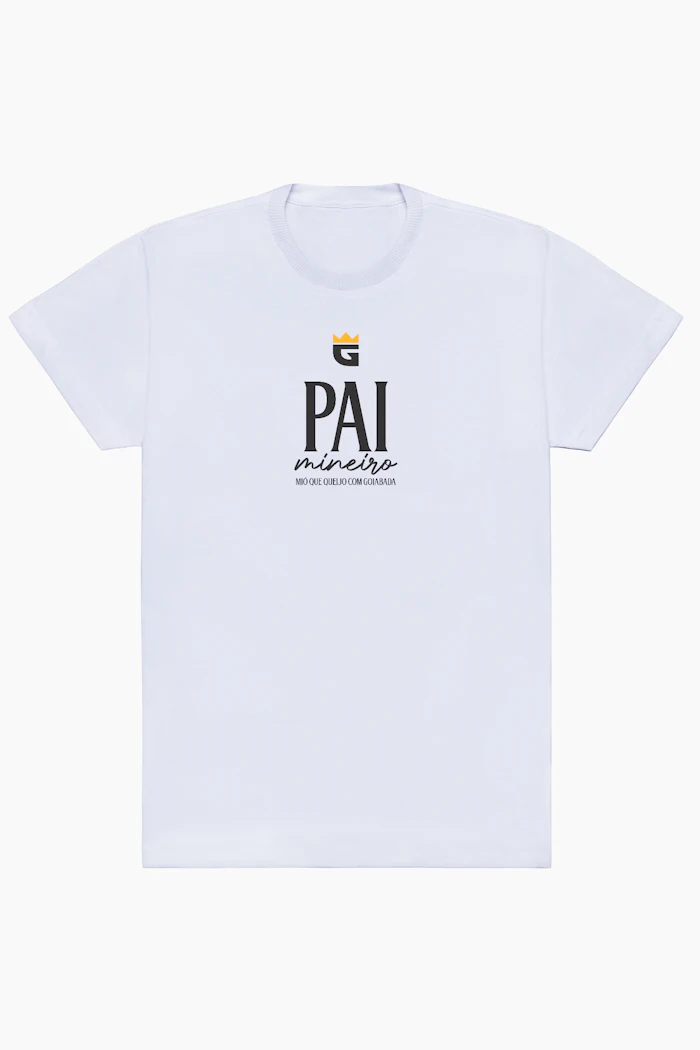 Camiseta Pai Mineiro: Mió que Queijo com Goiabada da Da Galera