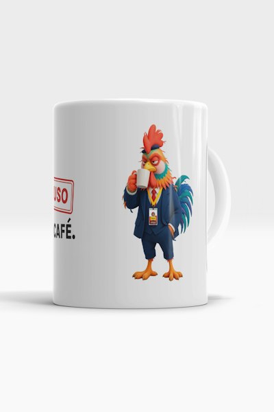 Caneca Concluso para o café.