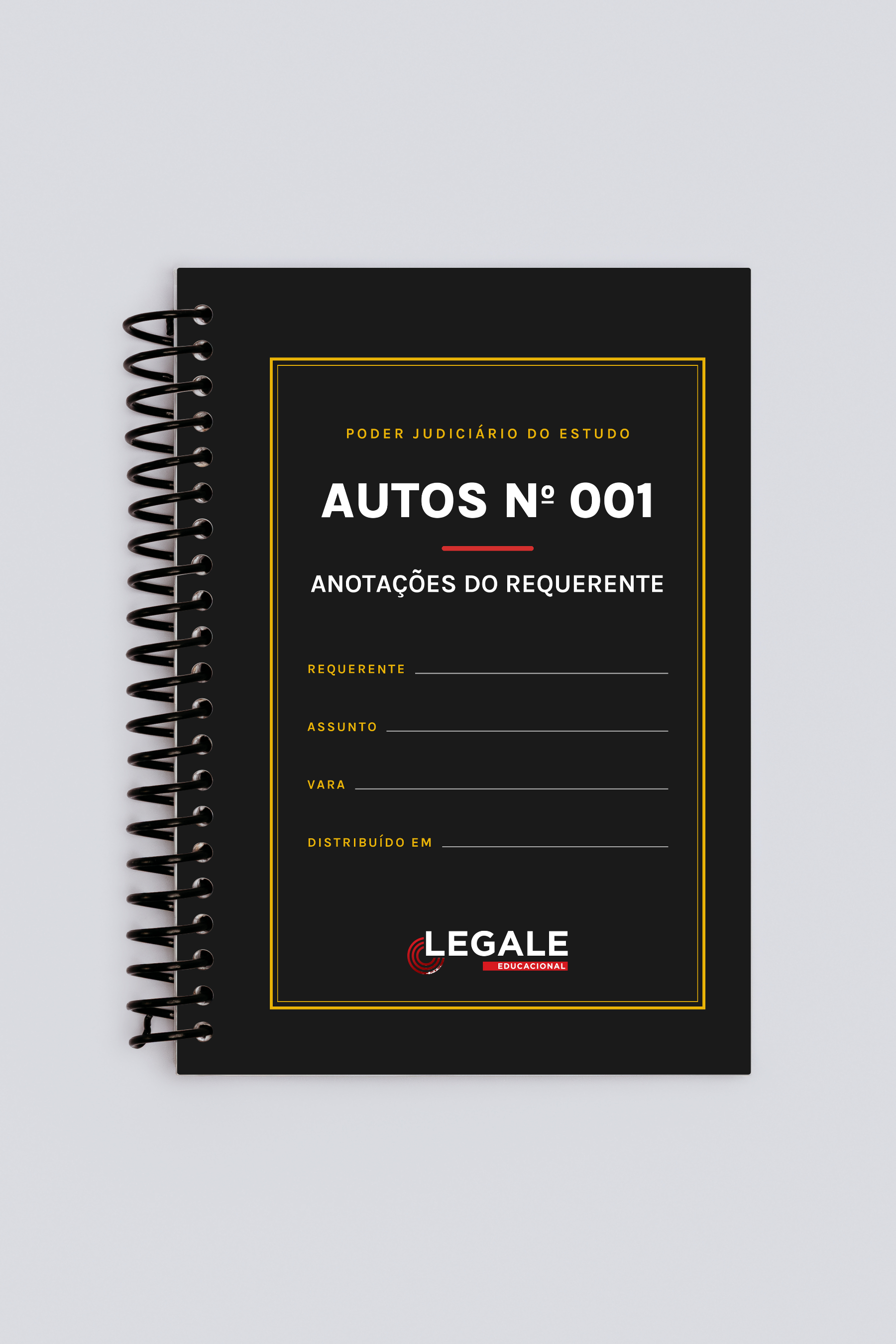 Caderno Autos nº 001