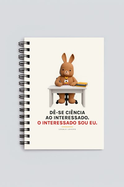Agenda Dê-se ciência ao interessado. O interessado sou eu.