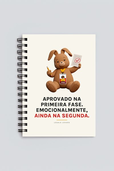 Planner Aprovado na primeira fase. Emocionalmente, ainda na segunda.