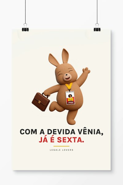 Pôster Com a devida vênia, já é sexta.