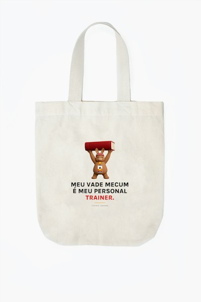 Ecobag Meu Vade Mecum é meu personal trainer.