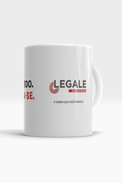 Caneca Ciente. De acordo. Cumpra-se.