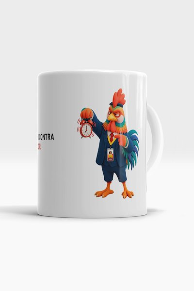Caneca Agravo de instrumento contra o despertador.