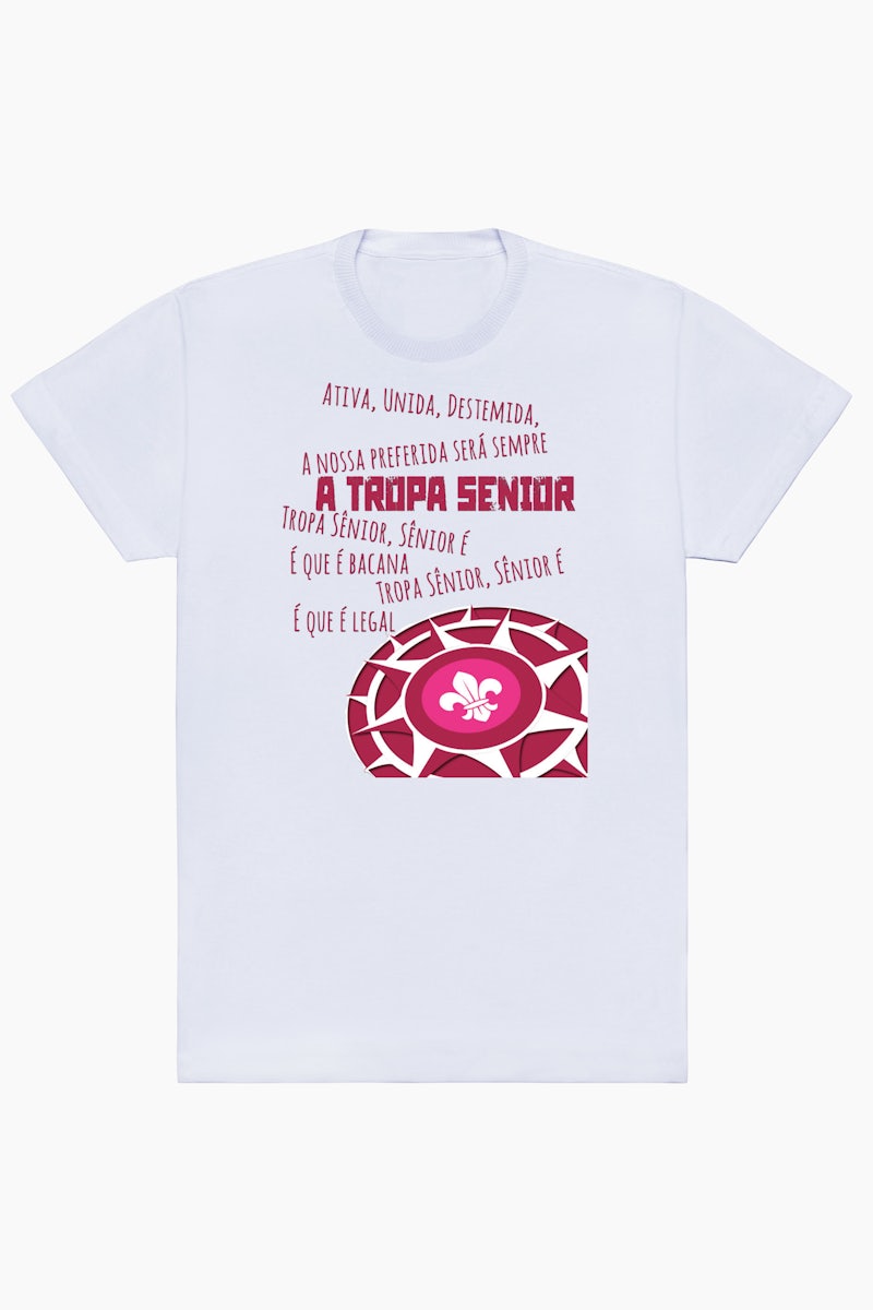 Camiseta Tropa Sênior - Lojinha