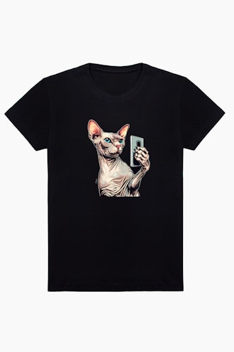 Camiseta Gato Galáctico Gatinhos Personalizada com Nome