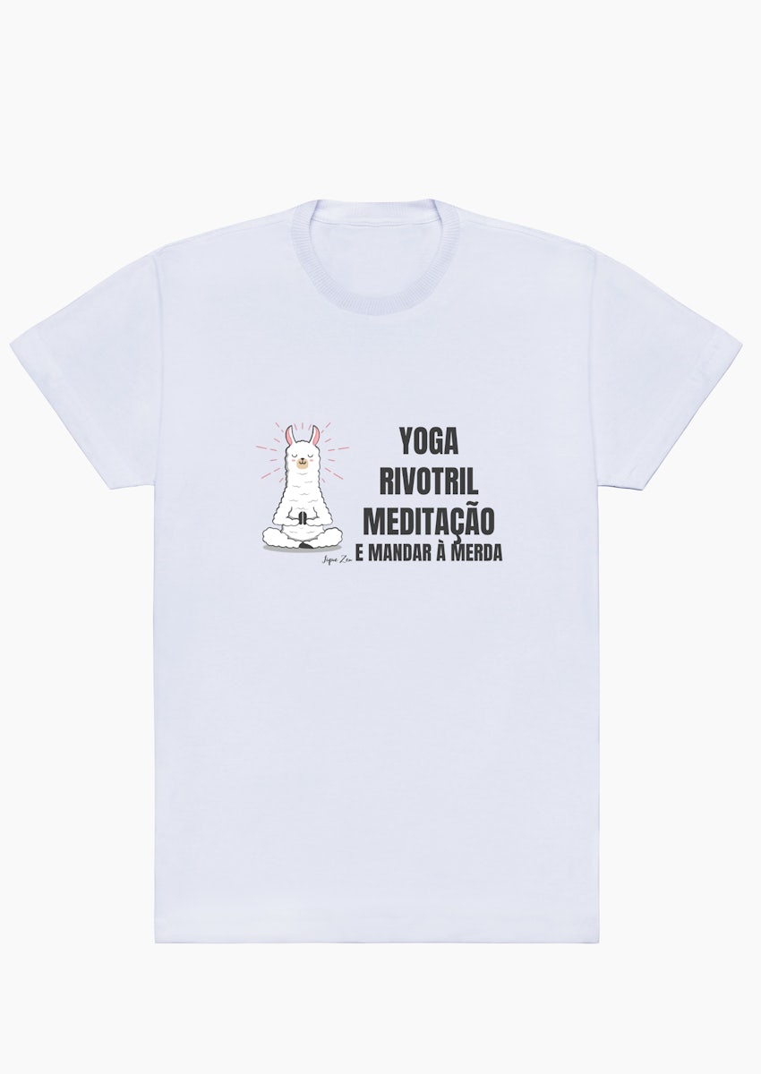 Camiseta Camiseta Yoga e Meditação - Fique Zen