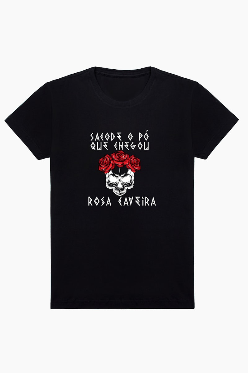 Camiseta Rosa Caveira White - Congá Store