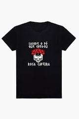 Camiseta Rosa Caveira White - Congá Store